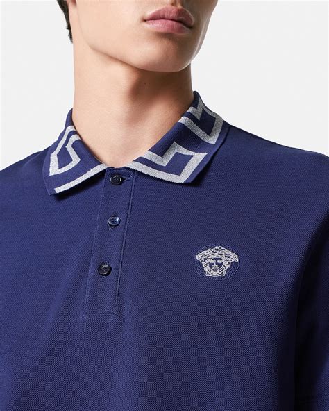 versace collection collar polo|versace polo shirts.